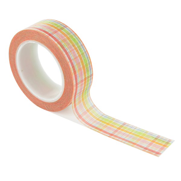 FE265037 Washi Tape - Easter Plaid